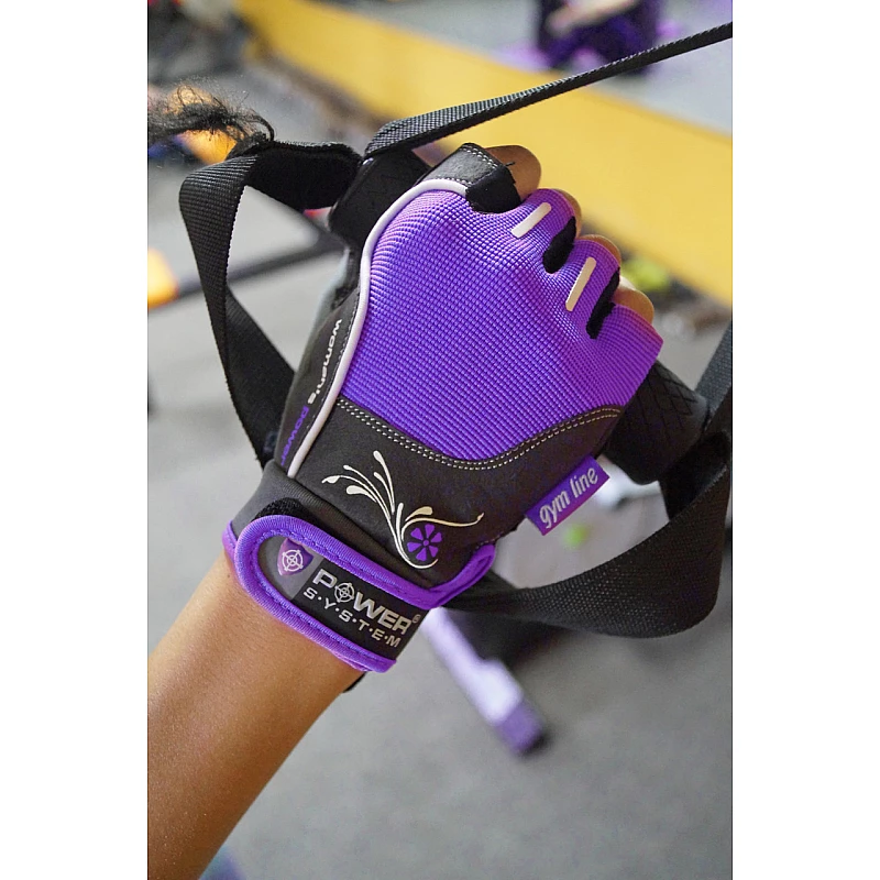 Перчатки для фитнеса и тяжелой атлетики Power System Woman’s Power PS-2570 женские Purple M