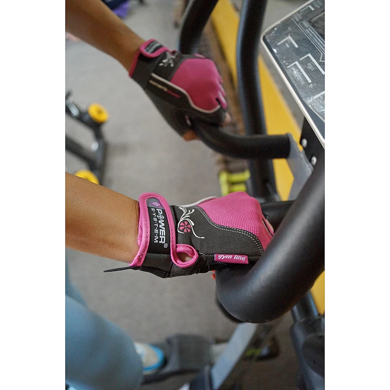 Перчатки для фитнеса и тяжелой атлетики Power System Woman’s Power PS-2570 женские Pink XS