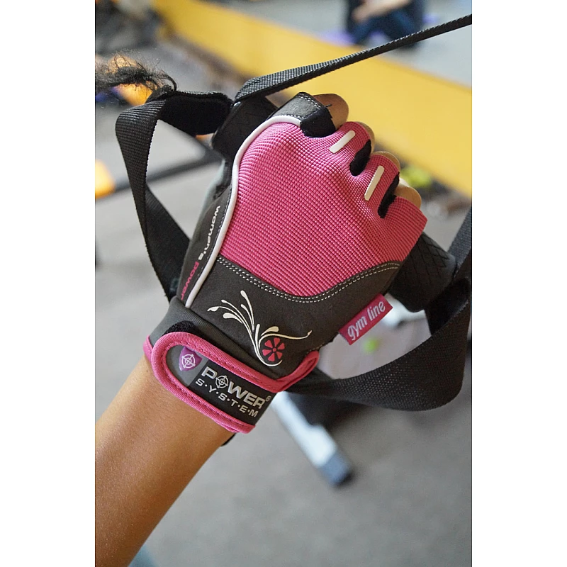 Перчатки для фитнеса и тяжелой атлетики Power System Woman’s Power PS-2570 женские Pink XS