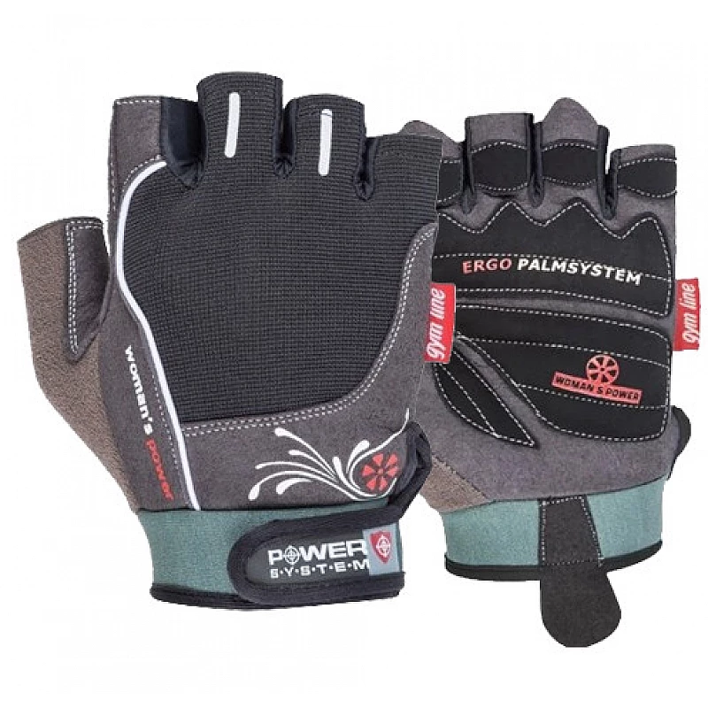 Перчатки для фитнеса и тяжелой атлетики Power System Woman’s Power PS-2570 женские Black S