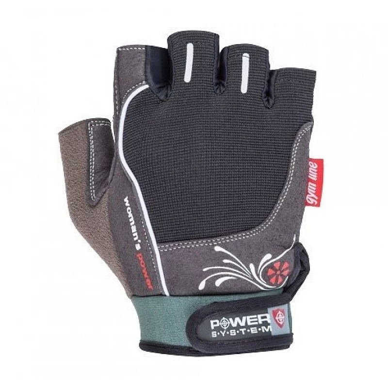 Перчатки для фитнеса и тяжелой атлетики Power System Woman’s Power PS-2570 женские Black S