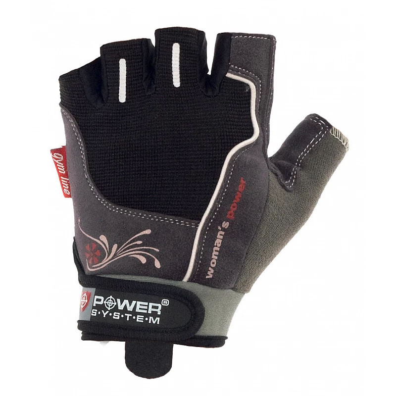 Перчатки для фитнеса и тяжелой атлетики Power System Woman’s Power PS-2570 женские Black M
