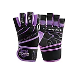 Перчатки для фитнеса и тяжелой атлетики Power System Rebel Girl женские PS-2720 Purple L
