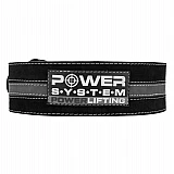 Пояс для пауэрлифтинга Power System Power Lifting PS-3800 Black/Grey Line  XL