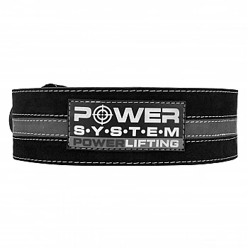 Пояс для пауэрлифтинга Power System Power Lifting PS-3800 Black/Grey Line  XL