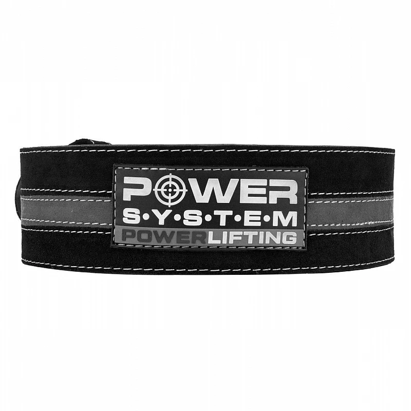 Пояс для пауэрлифтинга Power System Power Lifting PS-3800 Black/Grey Line  XL