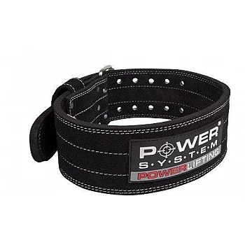Пояс для пауэрлифтинга Power System Power Lifting PS-3800 Black XL