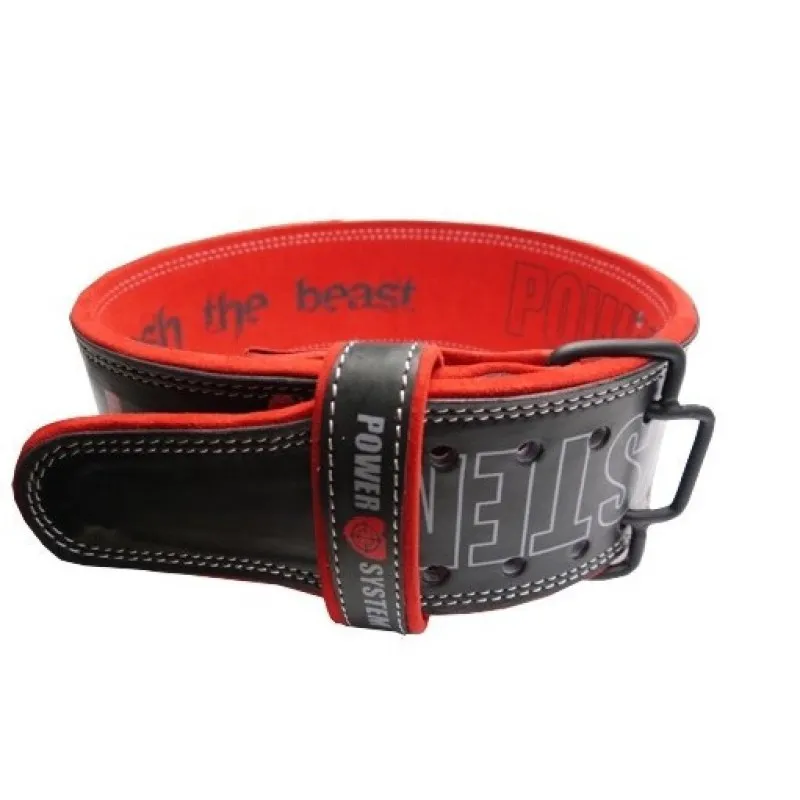 Пояс для тяжелой атлетики Power System Beast PS-3830 Black/Red M