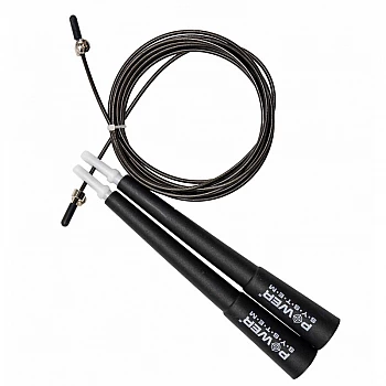 Скоростная скакалка Power System Ultra Speed Rope PS-4033 Black