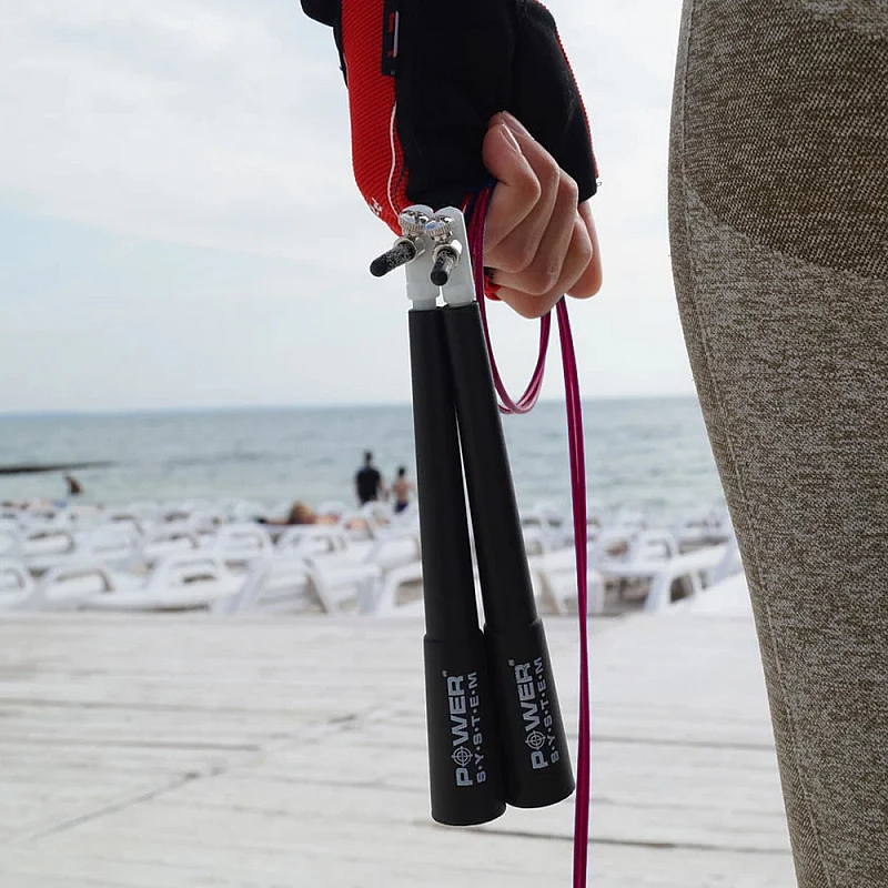 Скоростная скакалка Power System Ultra Speed Rope PS-4033 Red