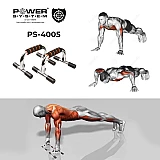 Упоры для отжиманий от пола Power System Push Up Stand PS-4005 Steel