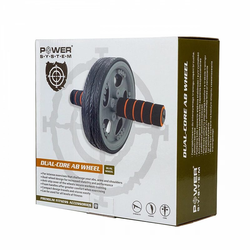Колесо для пресса Power System Dual-Core Ab Wheel PS-4042