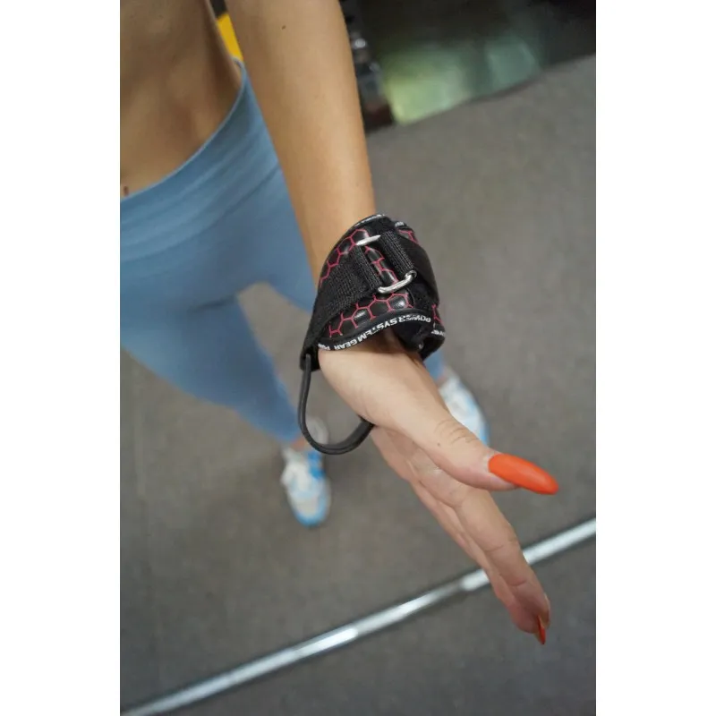 Крюки для тяги на запястья Power System Hooks V2 PS-3360 Black/Red L