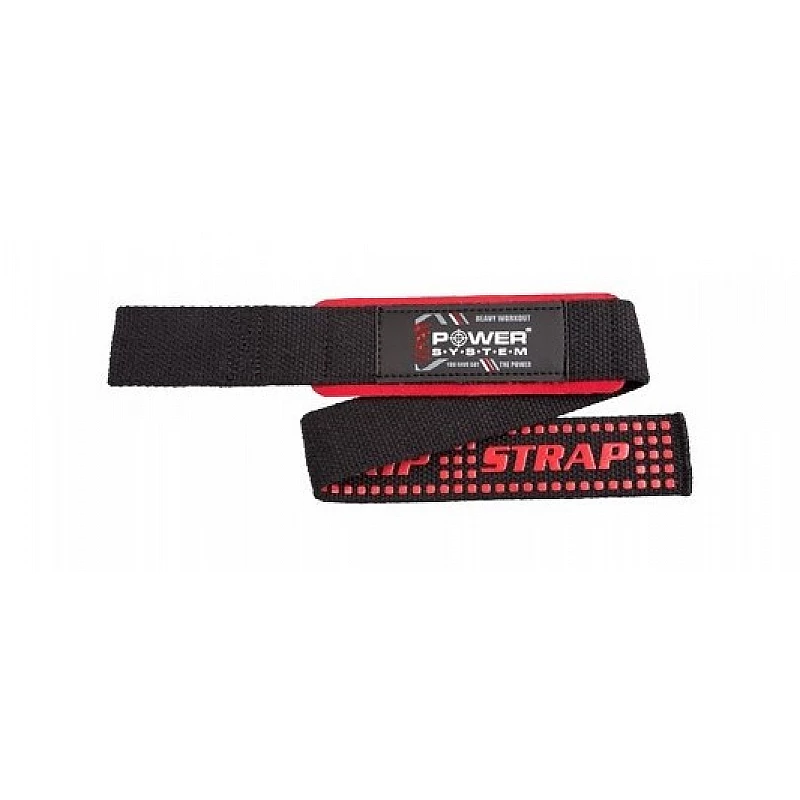 Лямки для тяги Power System XTR-Grip Straps PS-3430 Black/Red
