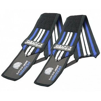 Кистевые бинты Power System Wrist Wraps PS-3500 Blue/Black