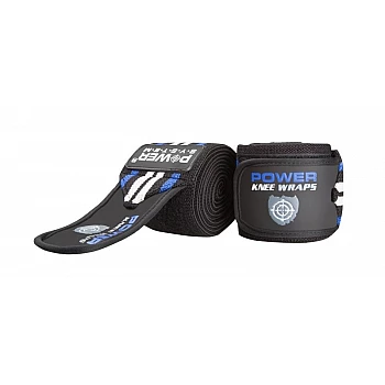 Бинты на колени Power System Knee Wraps PS-3700 Blue/Black