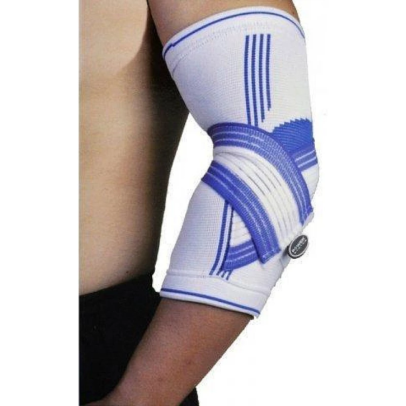 Налокотник спортивный Power System Elbow Support Pro PS-6007 White/Blue S/M