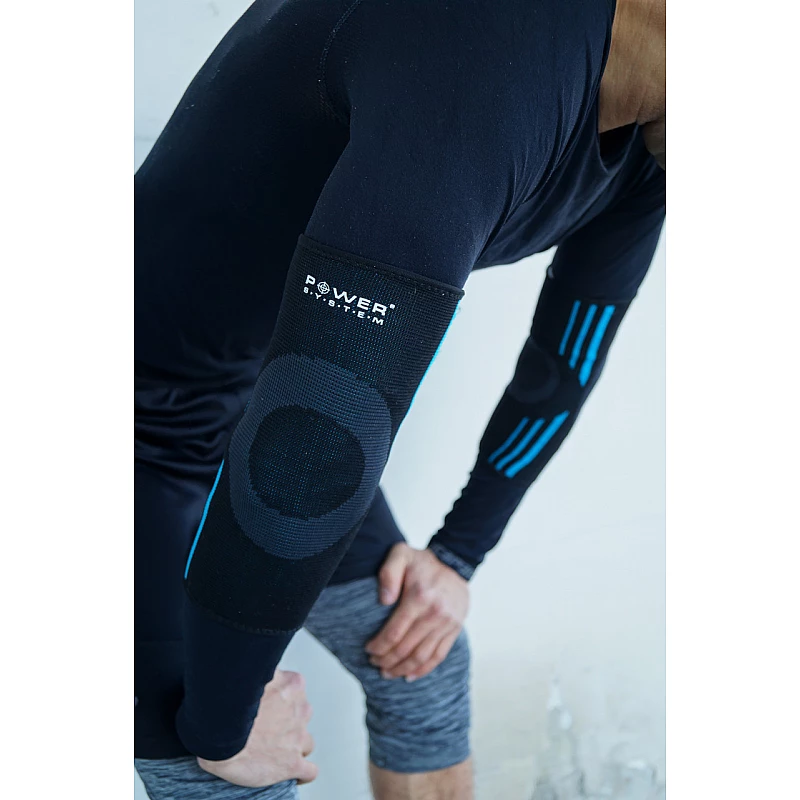 Налокотники спортивные Power System Elbow Support Evo PS-6020 Black/Blue XL