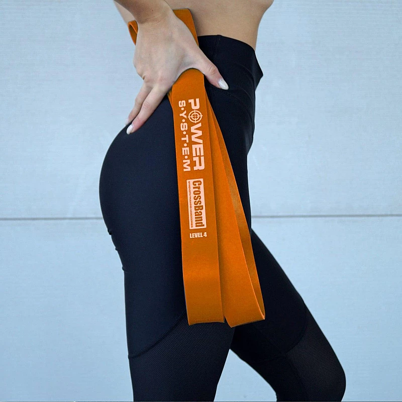 Резина для тренировок CrossFit Level 2 Orange PS-4052 (сопротивление 10-35 кг)