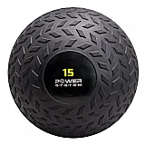 Мяч SlamBall для кроссфита и фитнеса Power System PS-4117 15 кг рифленый