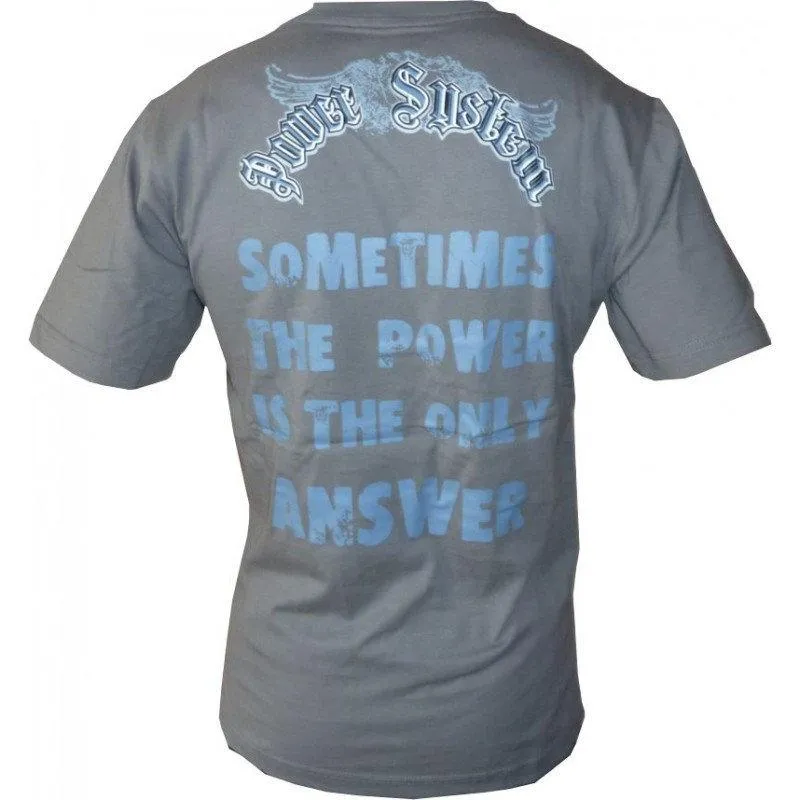 Футболка для фитнеса и бодибилдинга Power System PS-5000 Spartan Grey S