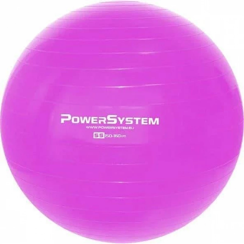 Мяч для фитнеса и гимнастики Power System PS-4011 55cm Pink