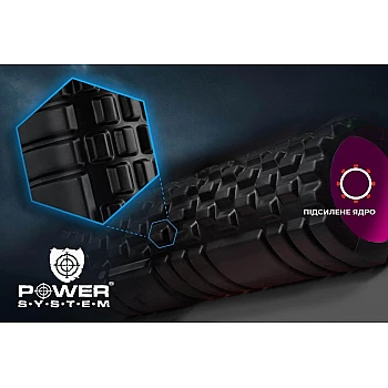 Массажный ролик Power System Fitness Foam Roller PS-4050 Pink