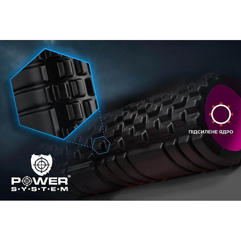 Массажный ролик Power System Fitness Foam Roller PS-4050 Pink