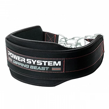 Пояс для отягощений Power System Dipping Beast PS-3860 Black/Red