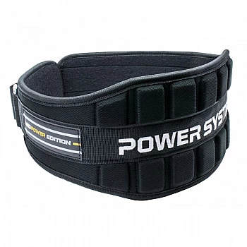 Неопреновый пояс для тяжелой атлетики Power System Neo Power PS-3230 Black/Yellow S