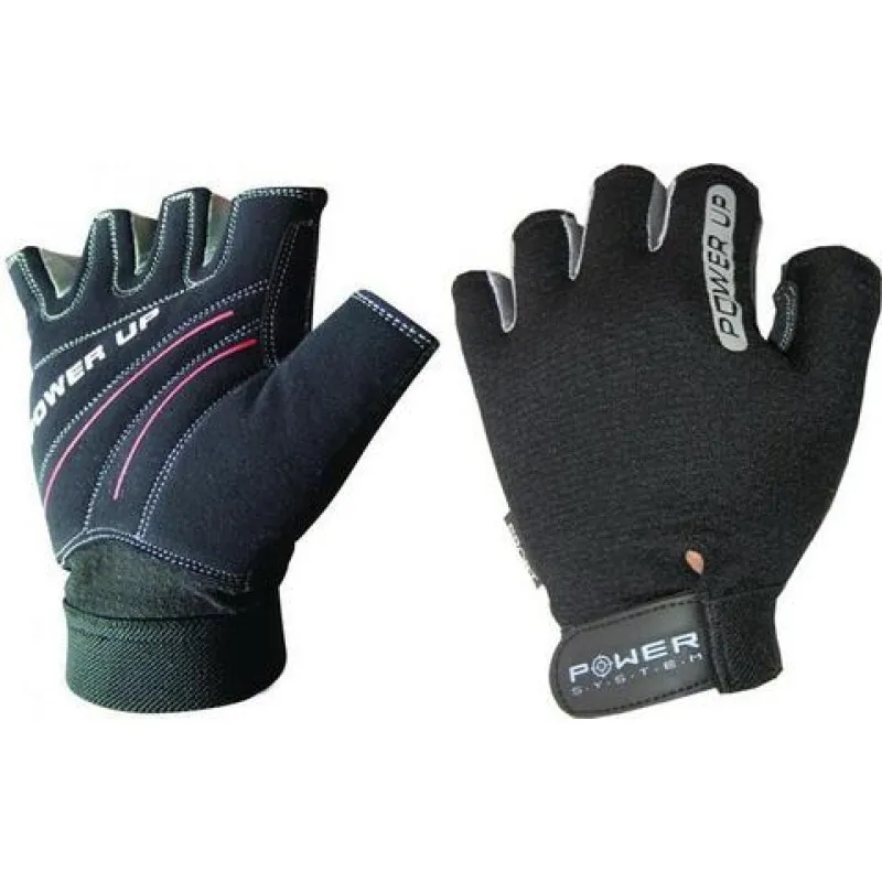 Перчатки для фитнеса и тяжелой атлетики Power System Power UP PS-2600 S Black