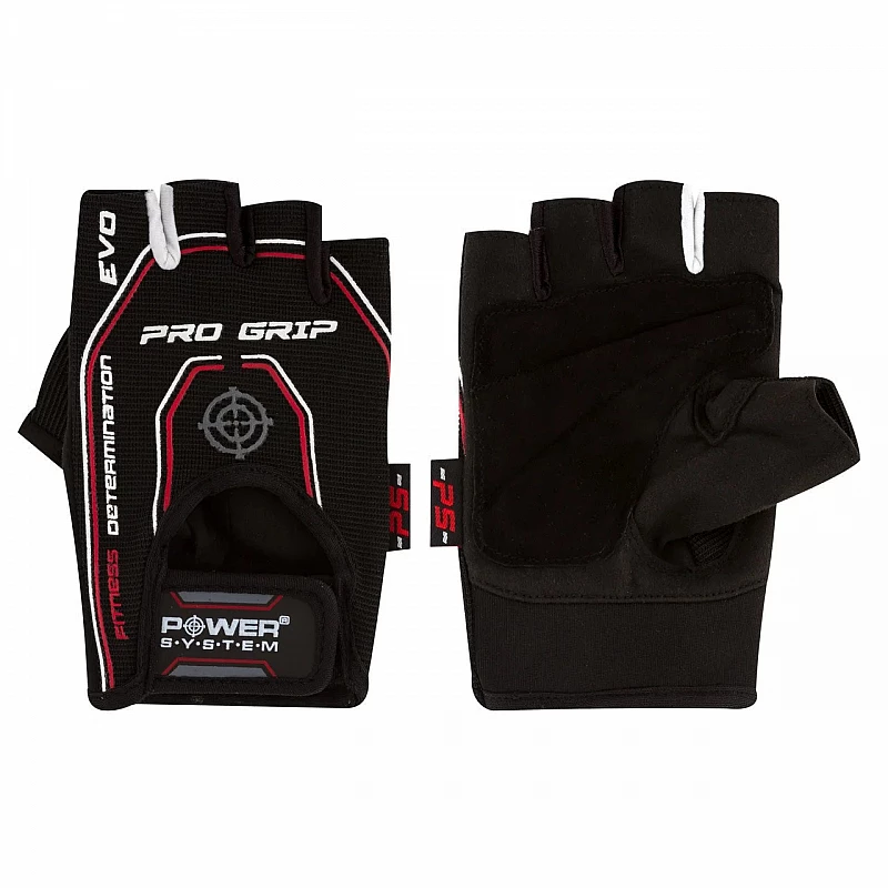 Перчатки для фитнеса и тяжелой атлетики Power System Pro Grip EVO PS-2250E Black XXL