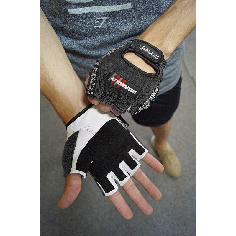 Перчатки для фитнеса и тяжелой атлетики Power System Workout PS-2200 Black L