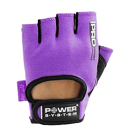Перчатки для фитнеса и тяжелой атлетики Power System Pro Grip PS-2250 женские Purple L