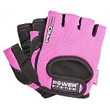 Перчатки для фитнеса и тяжелой атлетики Power System Pro Grip PS-2250 женские Pink L