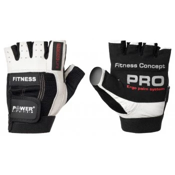 Перчатки для фитнеса и тяжелой атлетики Power System Fitness PS-2300 Black/White M