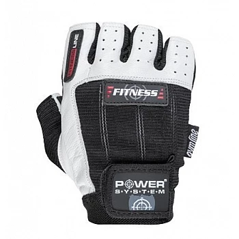 Перчатки для фитнеса и тяжелой атлетики Power System Fitness PS-2300 Black/White XXL