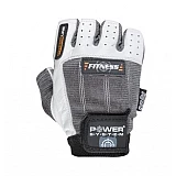 Перчатки для фитнеса и тяжелой атлетики Power System Fitness PS-2300 Grey/White L