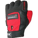 Перчатки для фитнеса и тяжелой атлетики Power System Power Plus PS-2500 Black/Red L