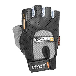 Перчатки для фитнеса и тяжелой атлетики Power System Power Plus PS-2500 Black/Grey XXL