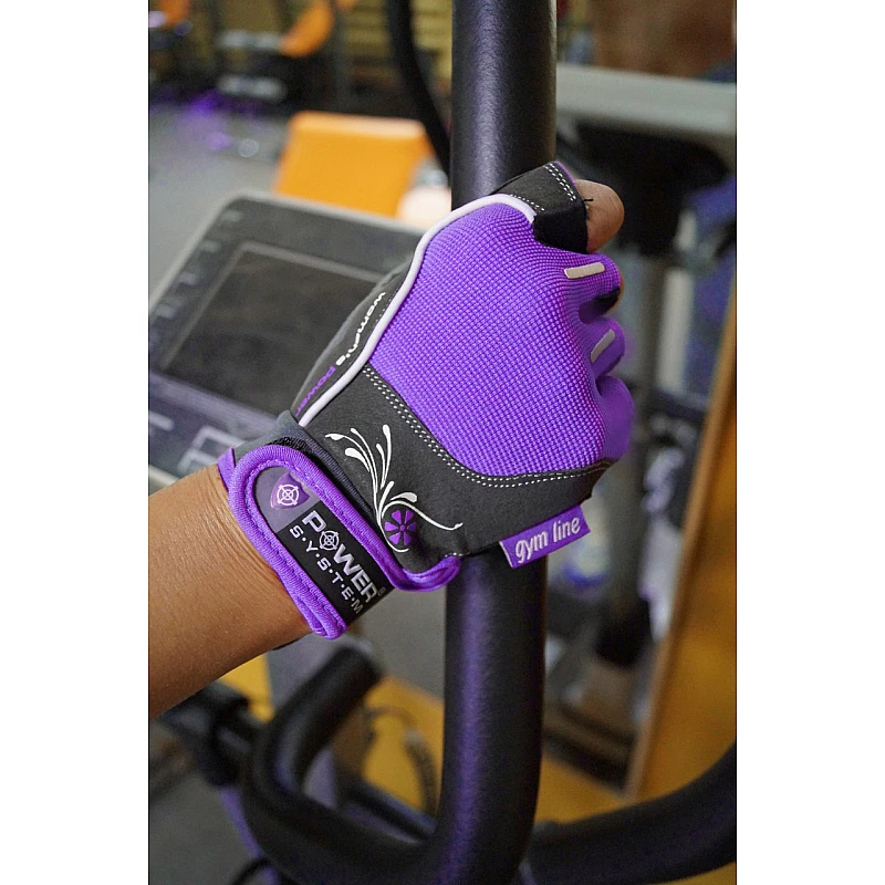 Перчатки для фитнеса и тяжелой атлетики Power System Woman’s Power PS-2570 женские Purple L