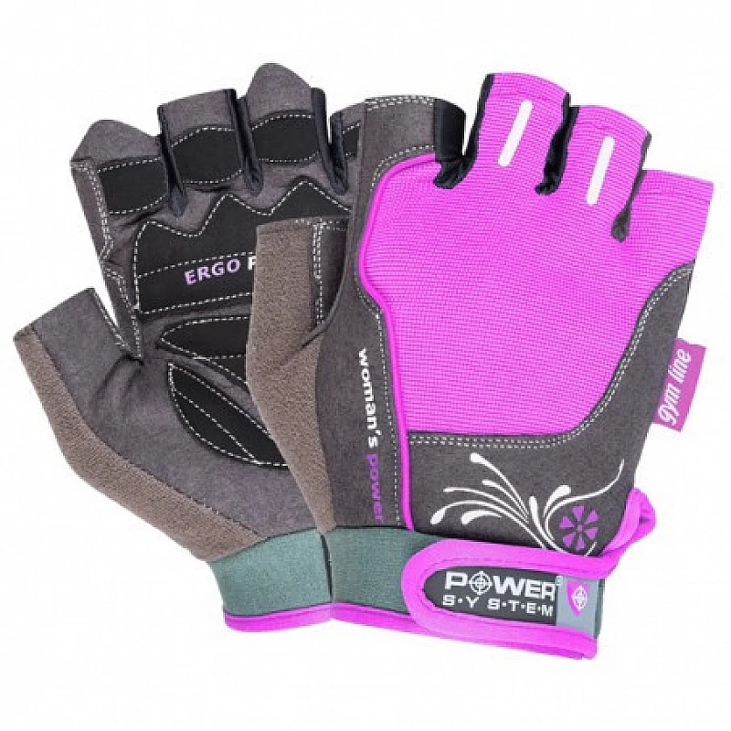 Перчатки для фитнеса и тяжелой атлетики Power System Woman’s Power PS-2570 женские Pink M