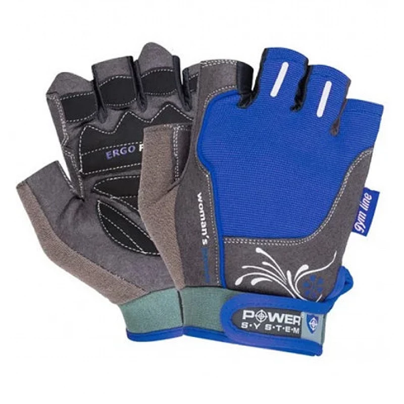 Перчатки для фитнеса и тяжелой атлетики Power System Woman’s Power PS-2570 женские Blue XS