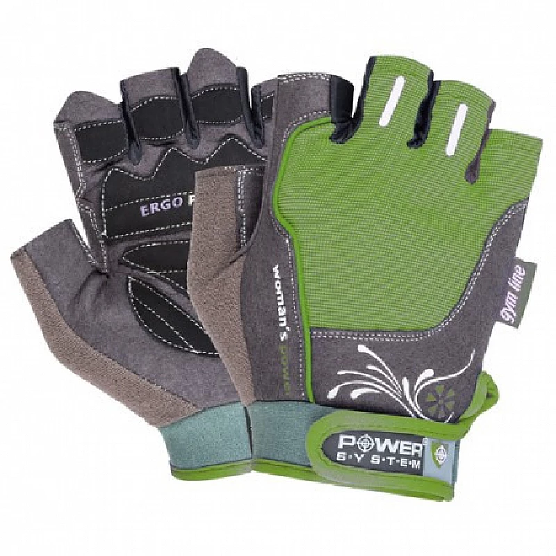 Перчатки для фитнеса и тяжелой атлетики Power System Woman’s Power PS-2570 женские Green S