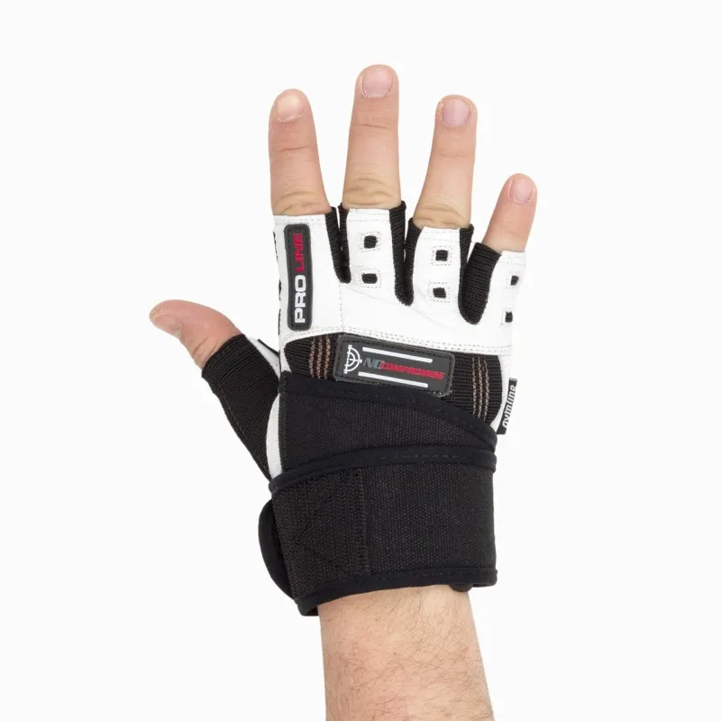 Перчатки для фитнеса и тяжелой атлетики Power System No Compromise PS-2700 Black/White S