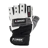 Перчатки для фитнеса и тяжелой атлетики Power System No Compromise PS-2700 Grey/White S