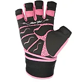 Перчатки для фитнеса и тяжелой атлетики Power System Rebel Girl женские PS-2720 Pink XS