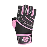Перчатки для фитнеса и тяжелой атлетики Power System Rebel Girl женские PS-2720 Pink XS