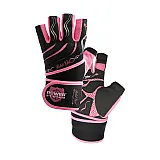 Перчатки для фитнеса и тяжелой атлетики Power System Rebel Girl женские PS-2720 Pink XS