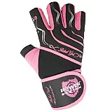Перчатки для фитнеса и тяжелой атлетики Power System Rebel Girl женские PS-2720 Pink S